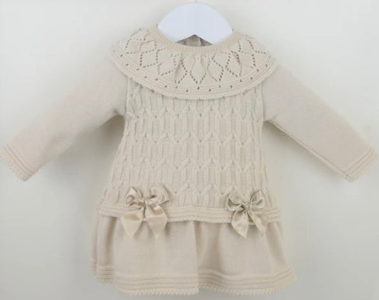 PEX Beige Knitted Dress