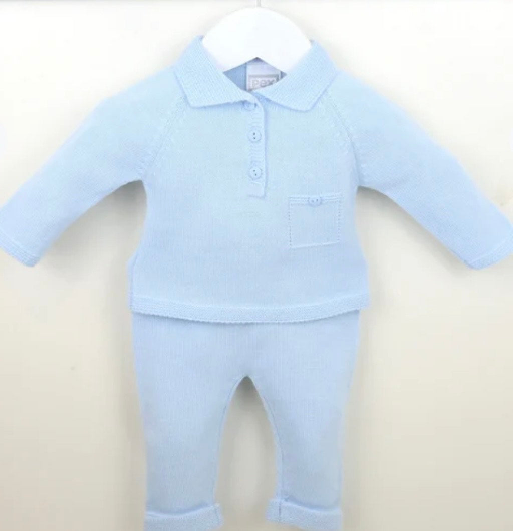 PEX Blue Knitted Set