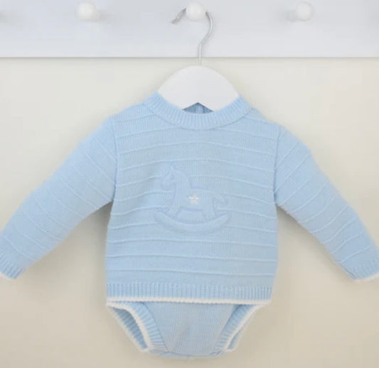 Blue Rocking Horse Jam Pants